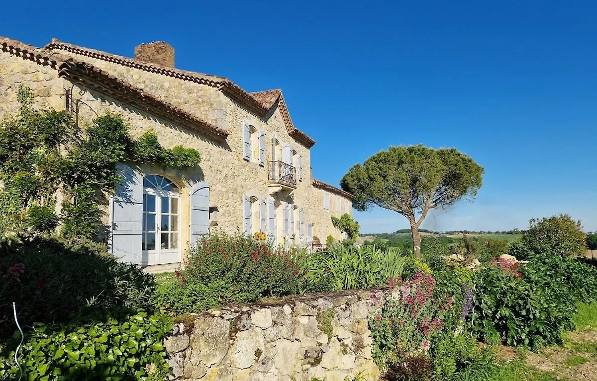 Maison Gasconne, 6 Chambres, Piscine 14X5, Vue Sur Les Vignobles Castelnau-sur-lʼAuvignon
