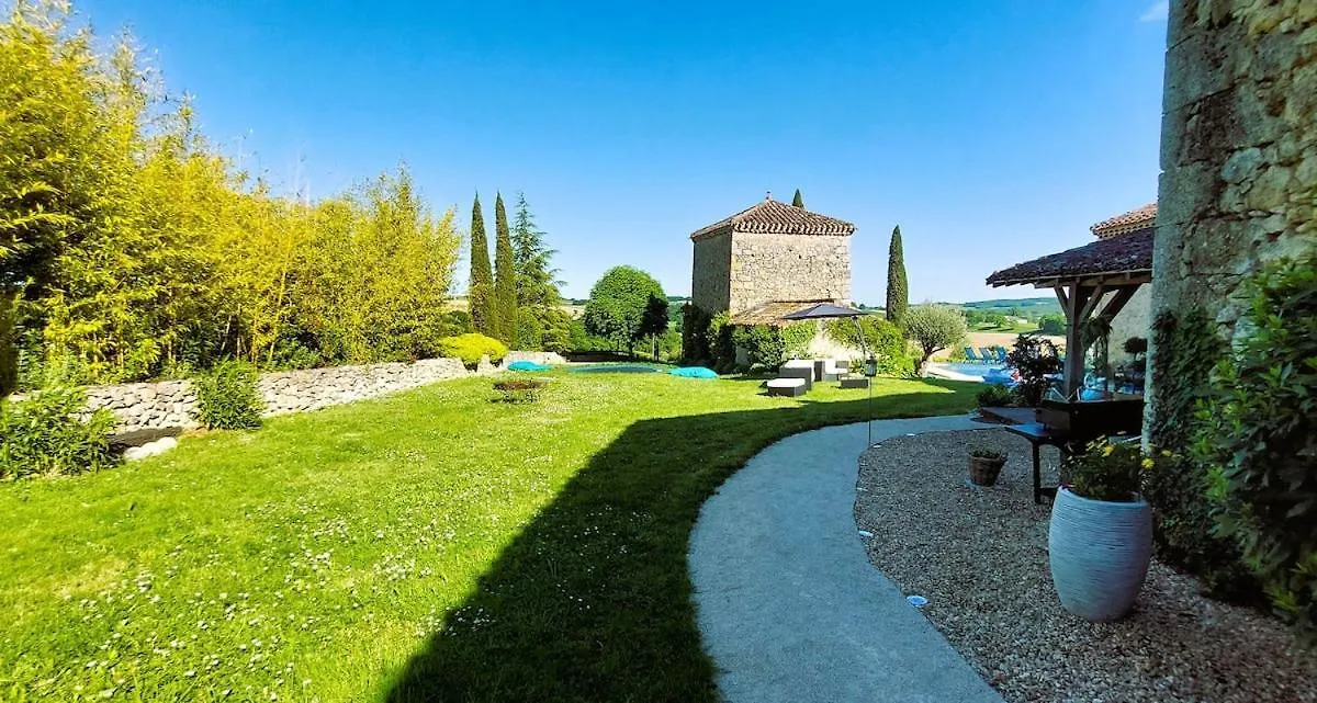 Maison Gasconne, 6 Chambres, Piscine 14X5, Vue Sur Les Vignobles Castelnau-sur-lʼAuvignon França
