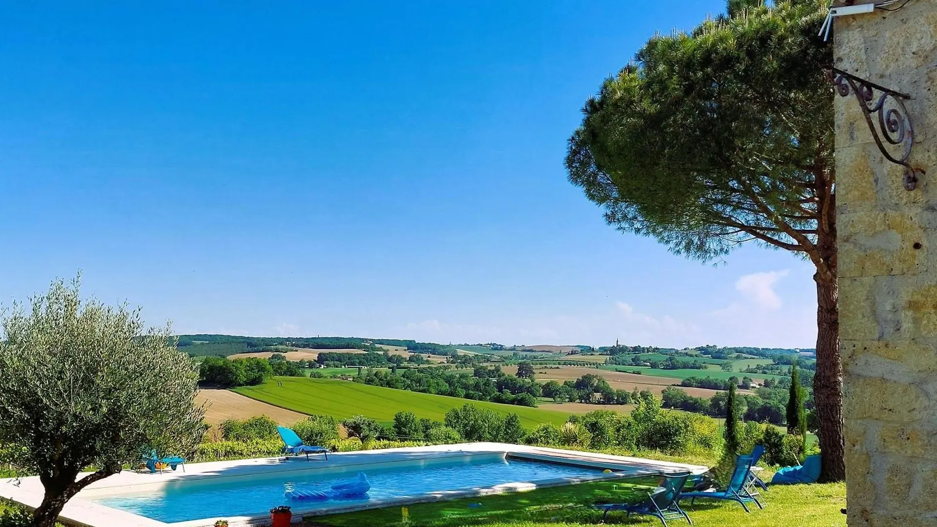 Maison Gasconne, 6 Chambres, Piscine 14X5, Vue Sur Les Vignobles Castelnau-sur-lʼAuvignon